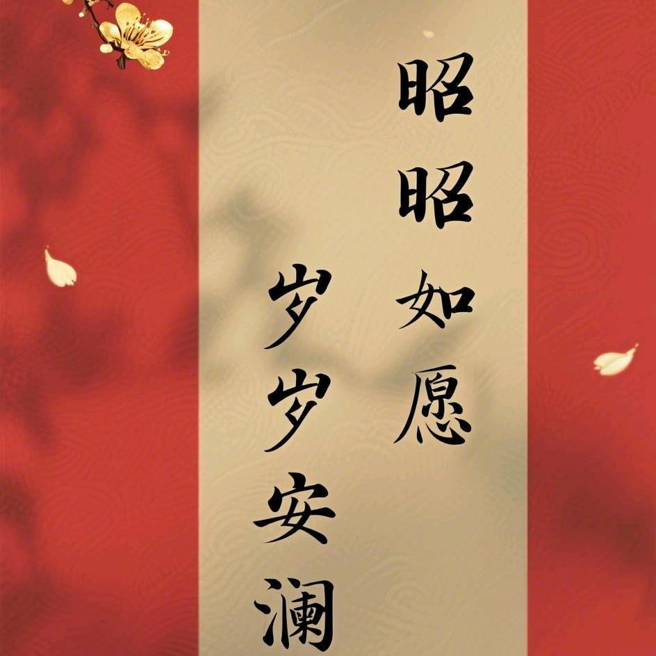 昭昭如愿岁岁安澜