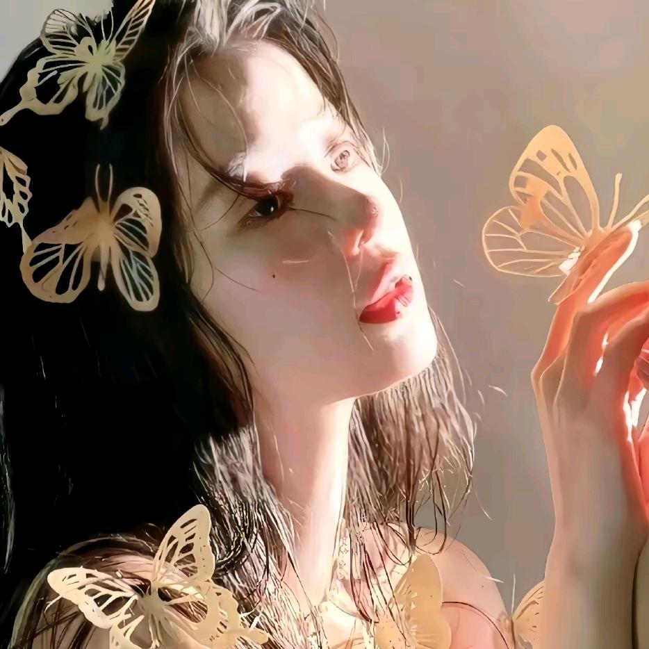 最美的蝴蝶就是最美的人💗