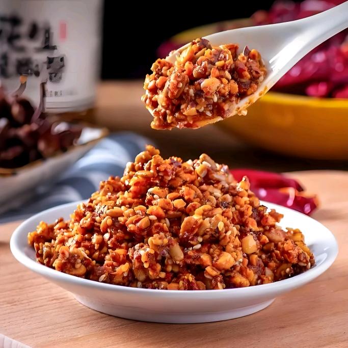 经典味道🌶花生辣椒酱