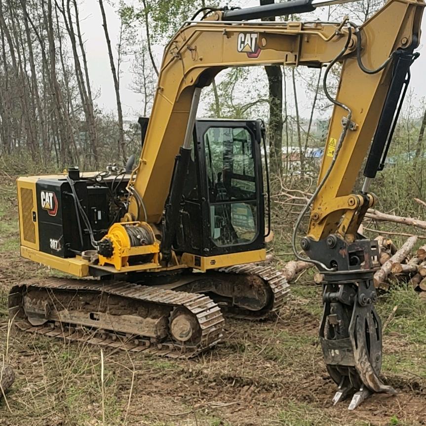 卡特307专业夹木机