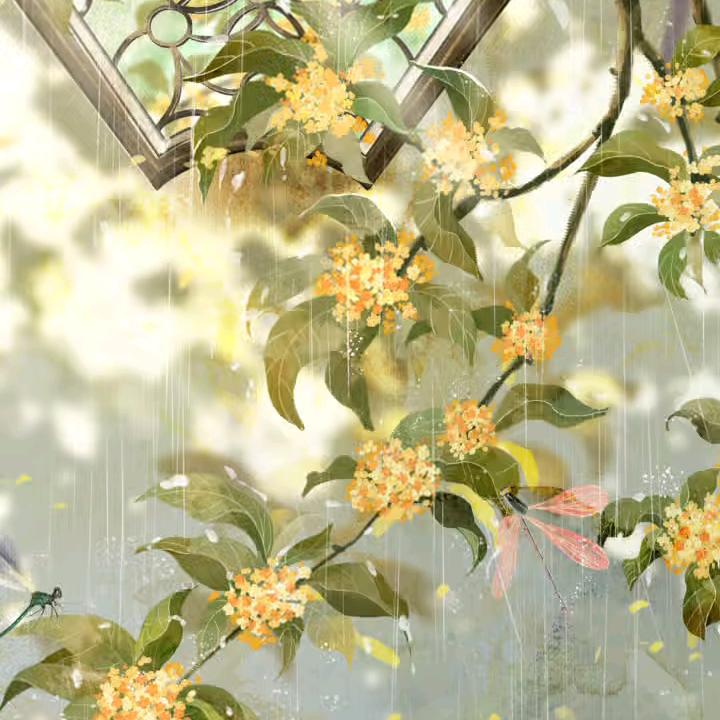 蓝天白云。