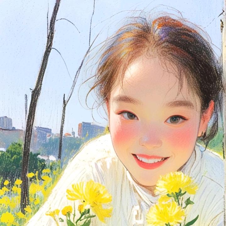 白白的月色～🌙