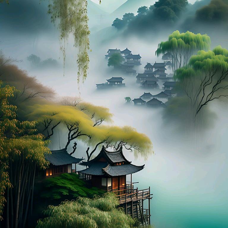 秋水、长天