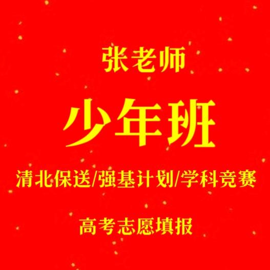 少年班/清北/强基计划 张老师
