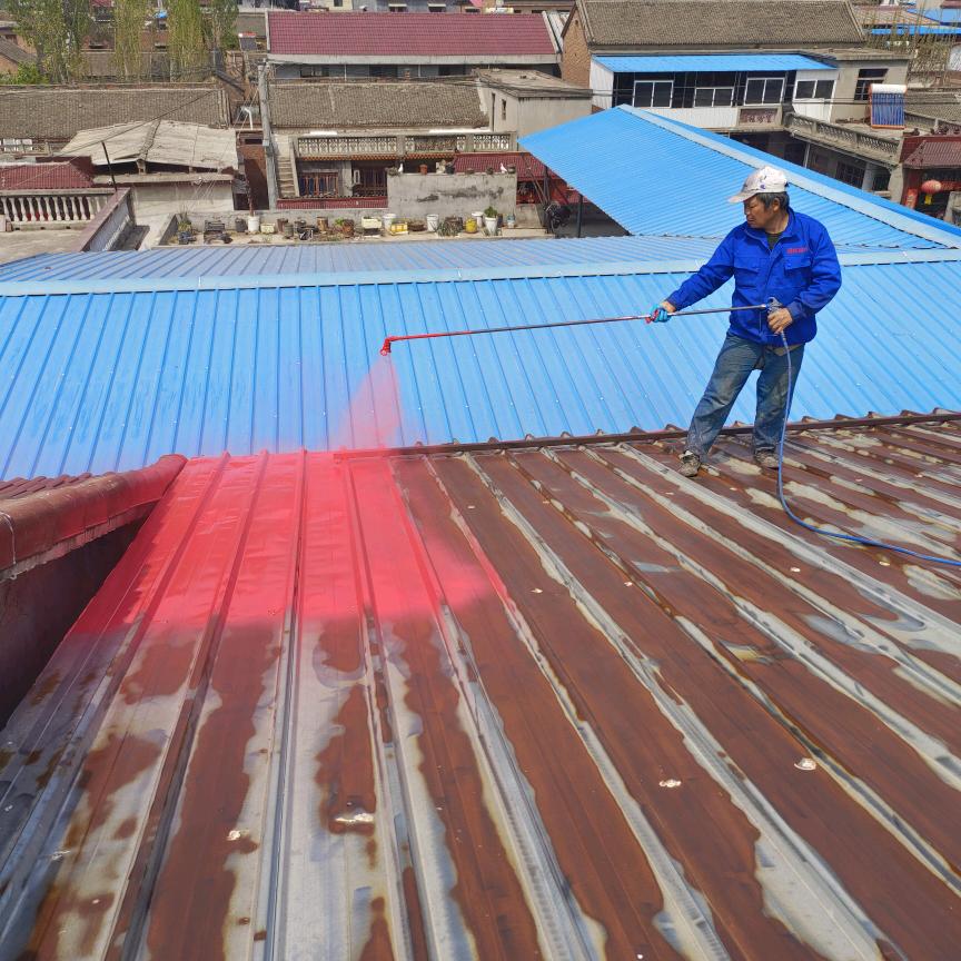 新中防水专业解决各种漏水彩钢瓦翻新喷漆