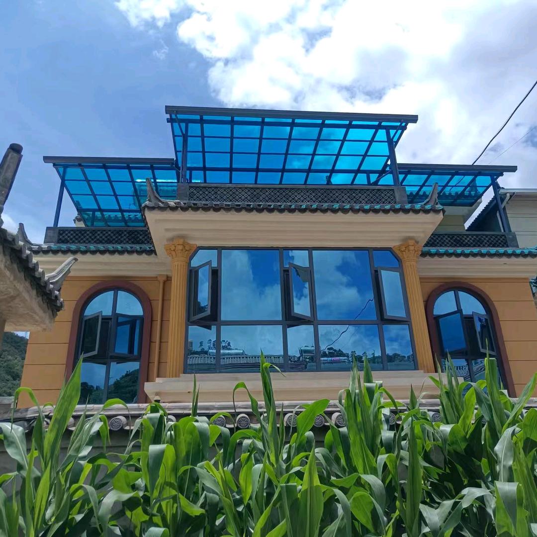 大自然户外雨棚长城瓦批发