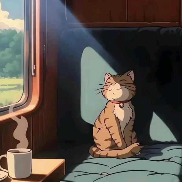 午睡的猫