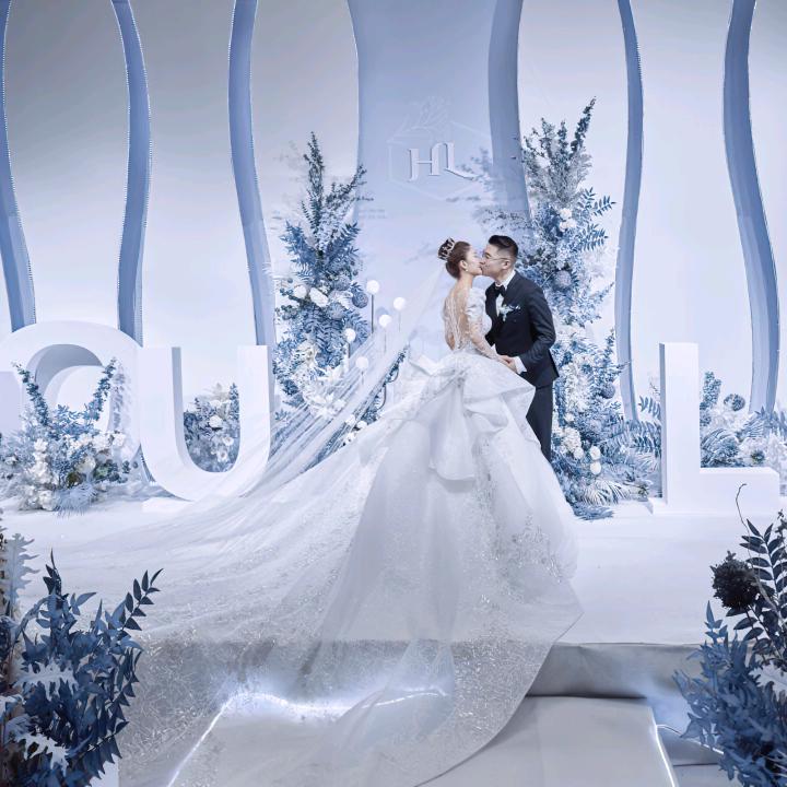 大方蓝宝石婚礼💒