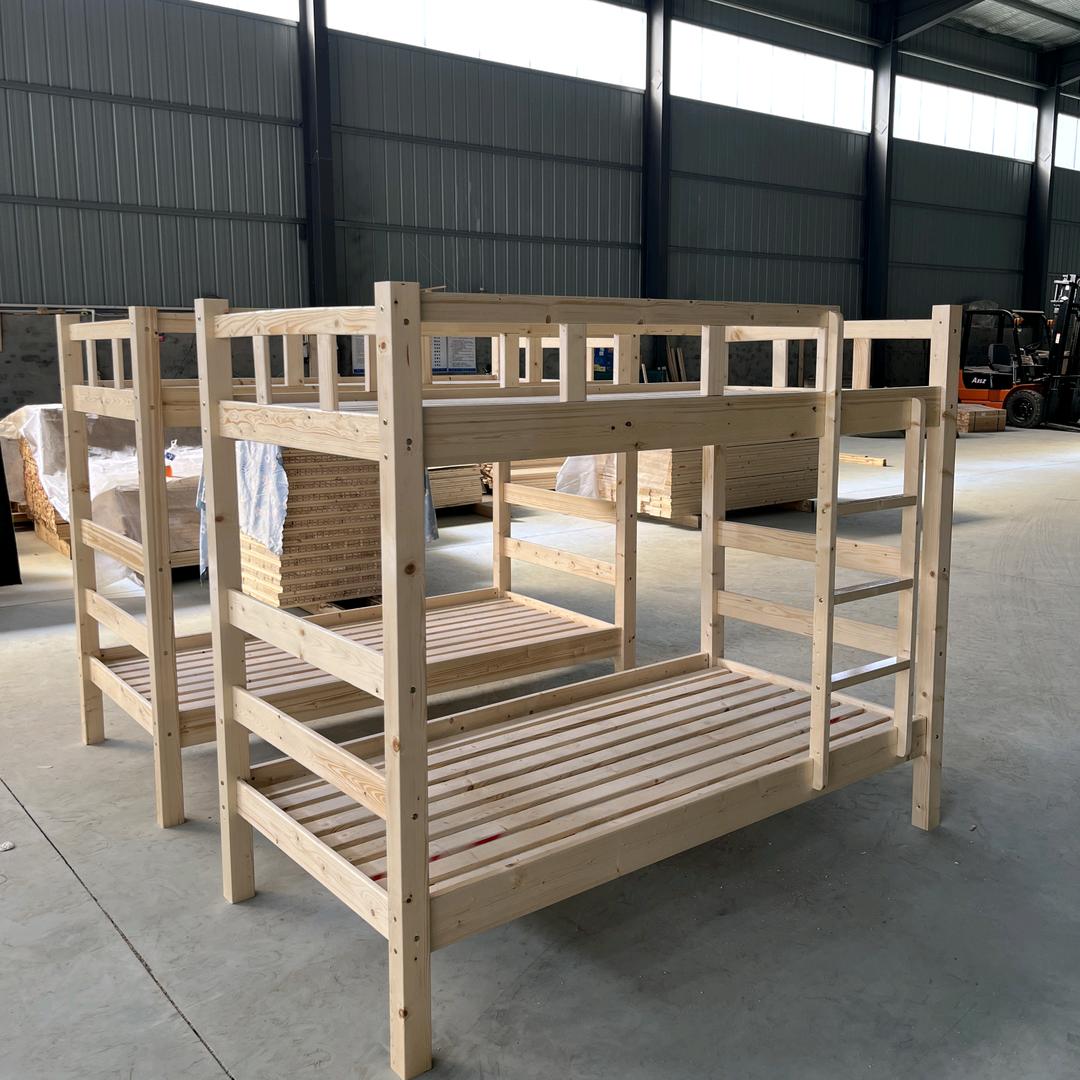 松木单双人床上下床生产厂家