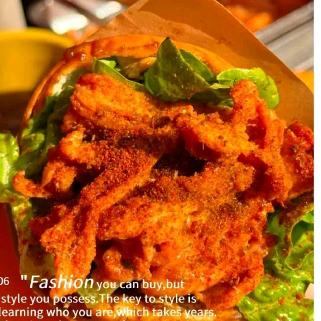 泡菜里脊饼，元气紫米团主理人