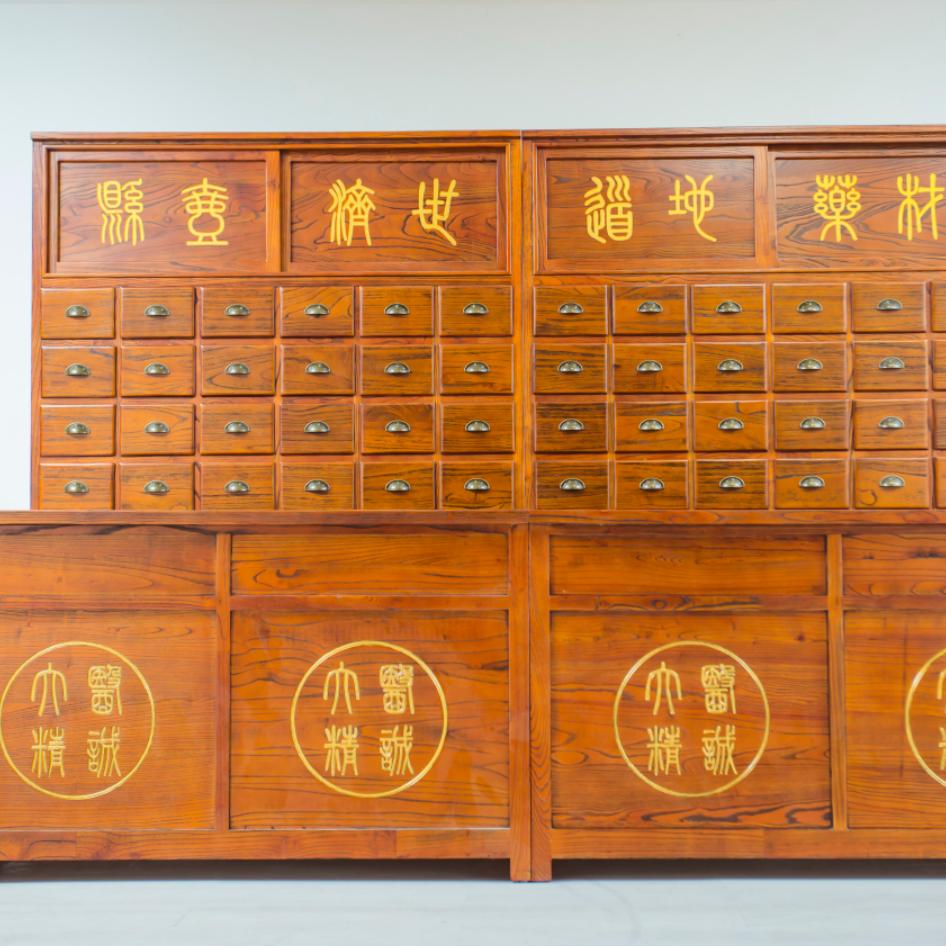 传统实木中药柜厂家