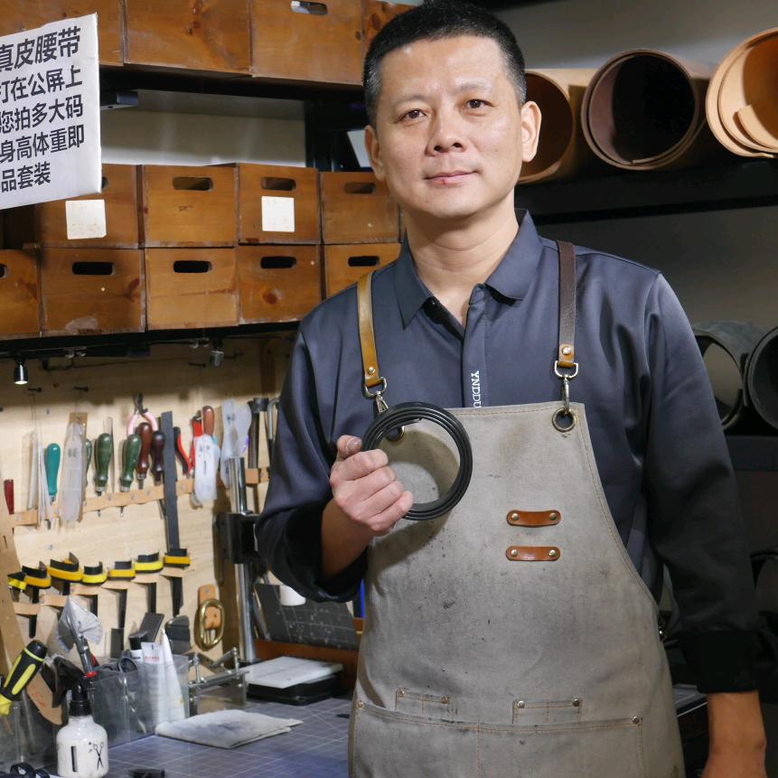 工匠小杨哥手工皮带