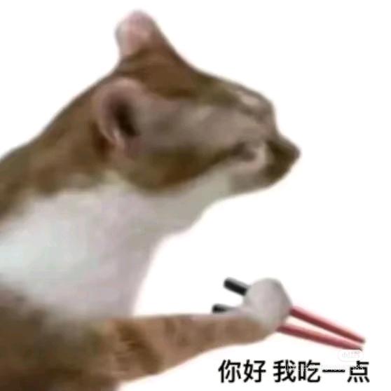 你好，我吃一口