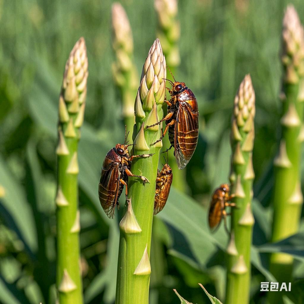 芦笋养金蝉&F1芦笋苗&优质金蝉苗&卵枝