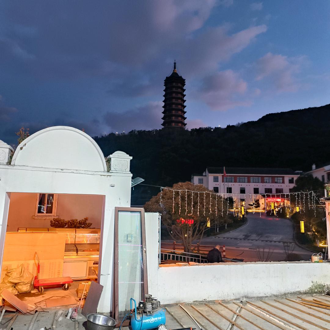 普陀山上小木工