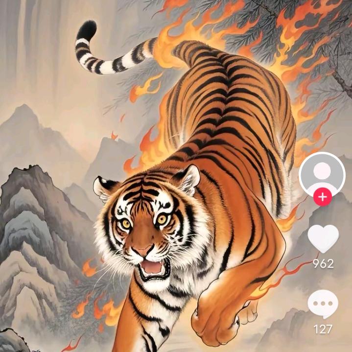 虎啸音浪，虎虎生威。