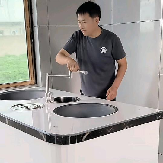 陈师傅做灶，全瓷厨柜（收徒）