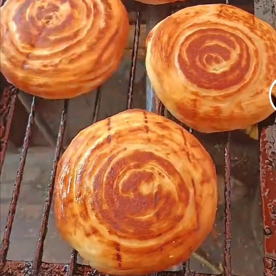 脂油火烧，油酥烧饼