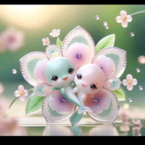 百合花。