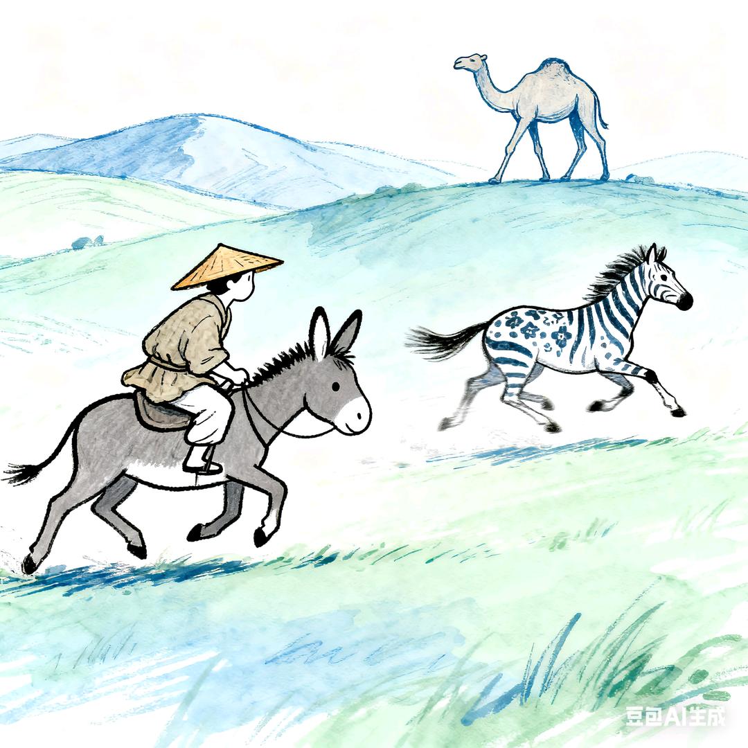 骑驴找马追骆驼