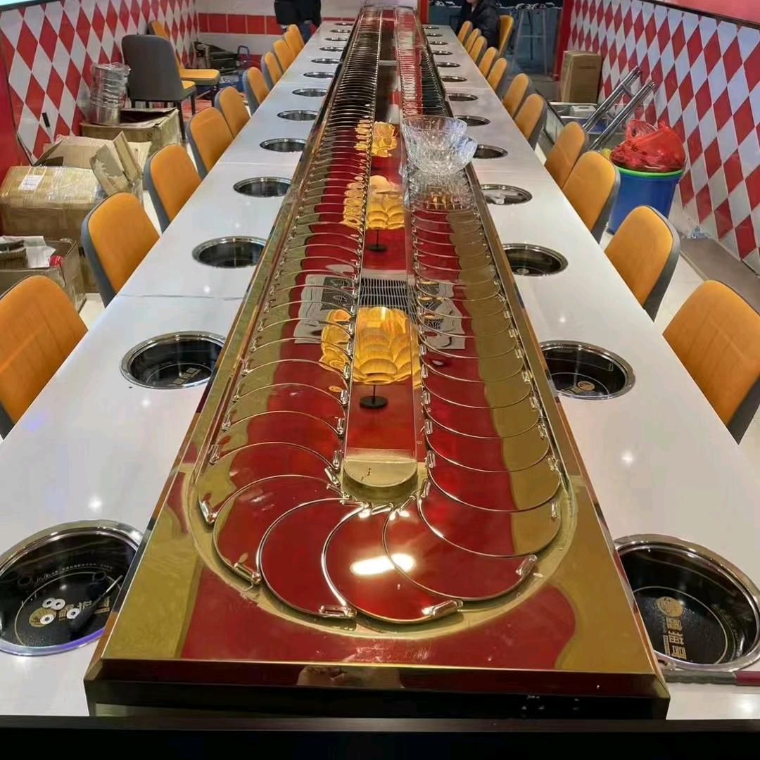 幸运签旋转小火锅设备