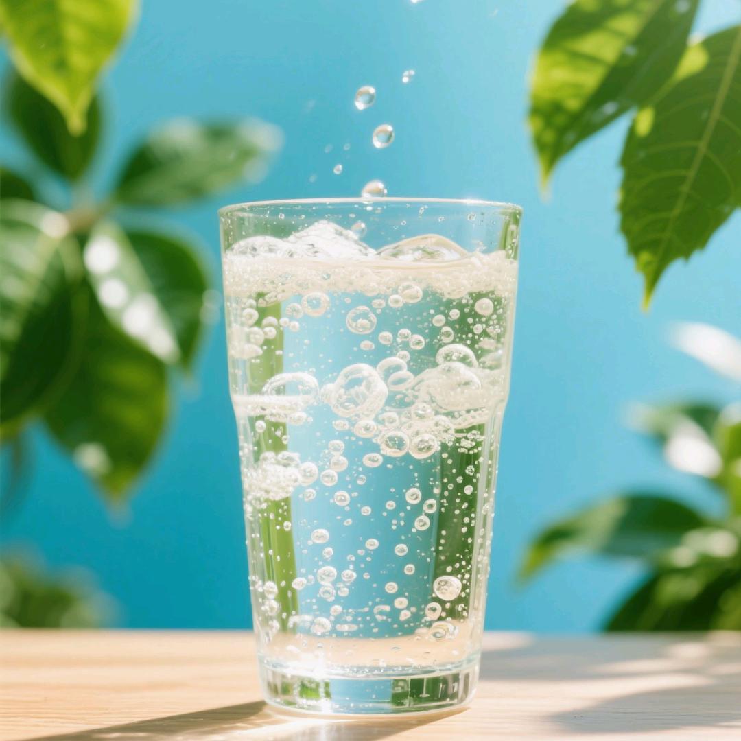 半杯汽水冒泡