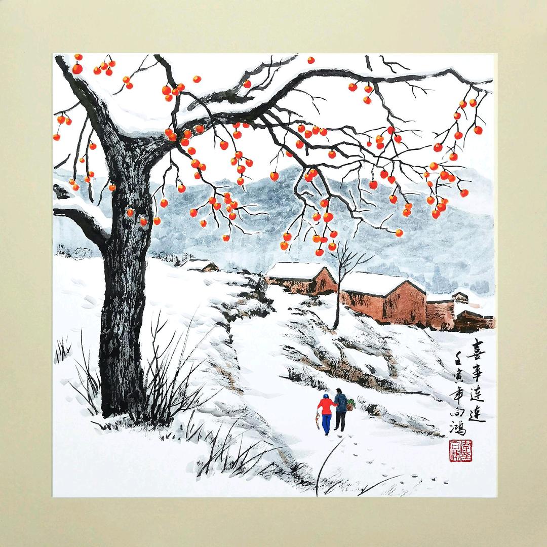 盛隆门窗雪中情_梅