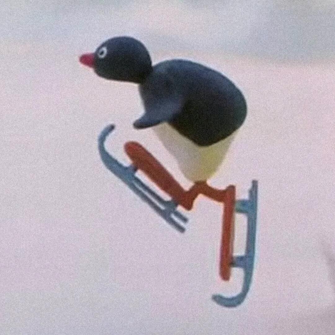 轻松的企鹅