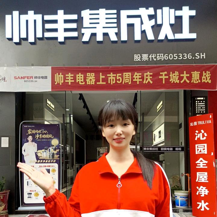 桂阳帅丰集成灶、沁园净水机燕子