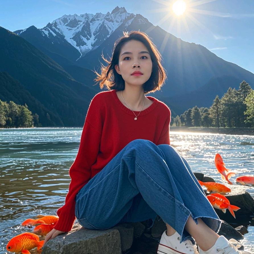 村里有个姑娘叫小芳
