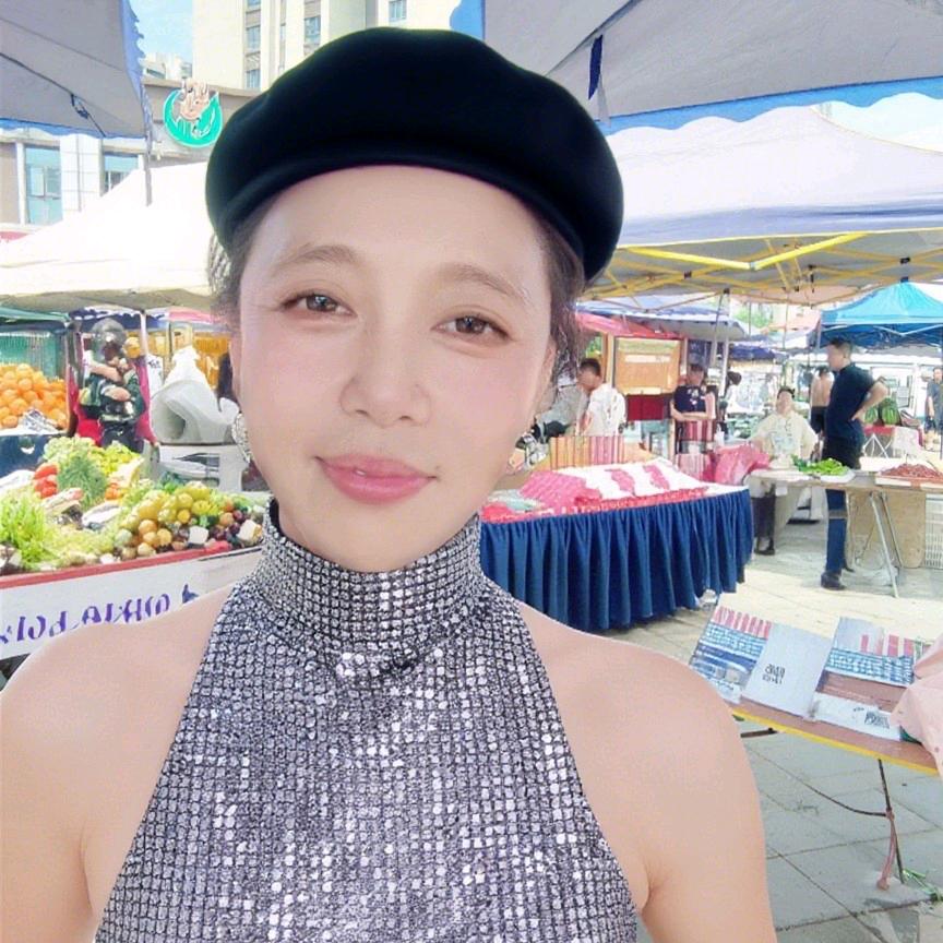 赶场卖菜花姐