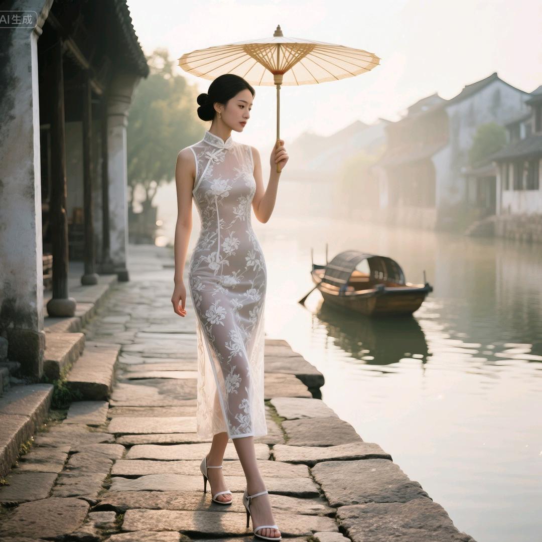 雨中漫步