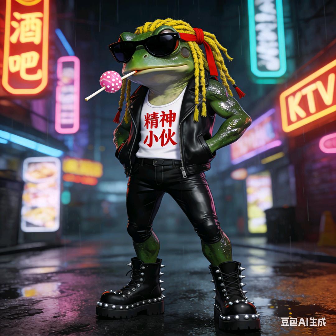 蛙蛙很哇（精神小伙版）