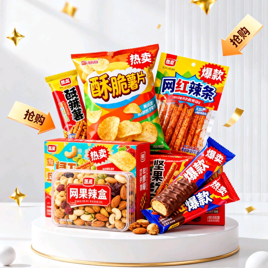 回味爆款零食