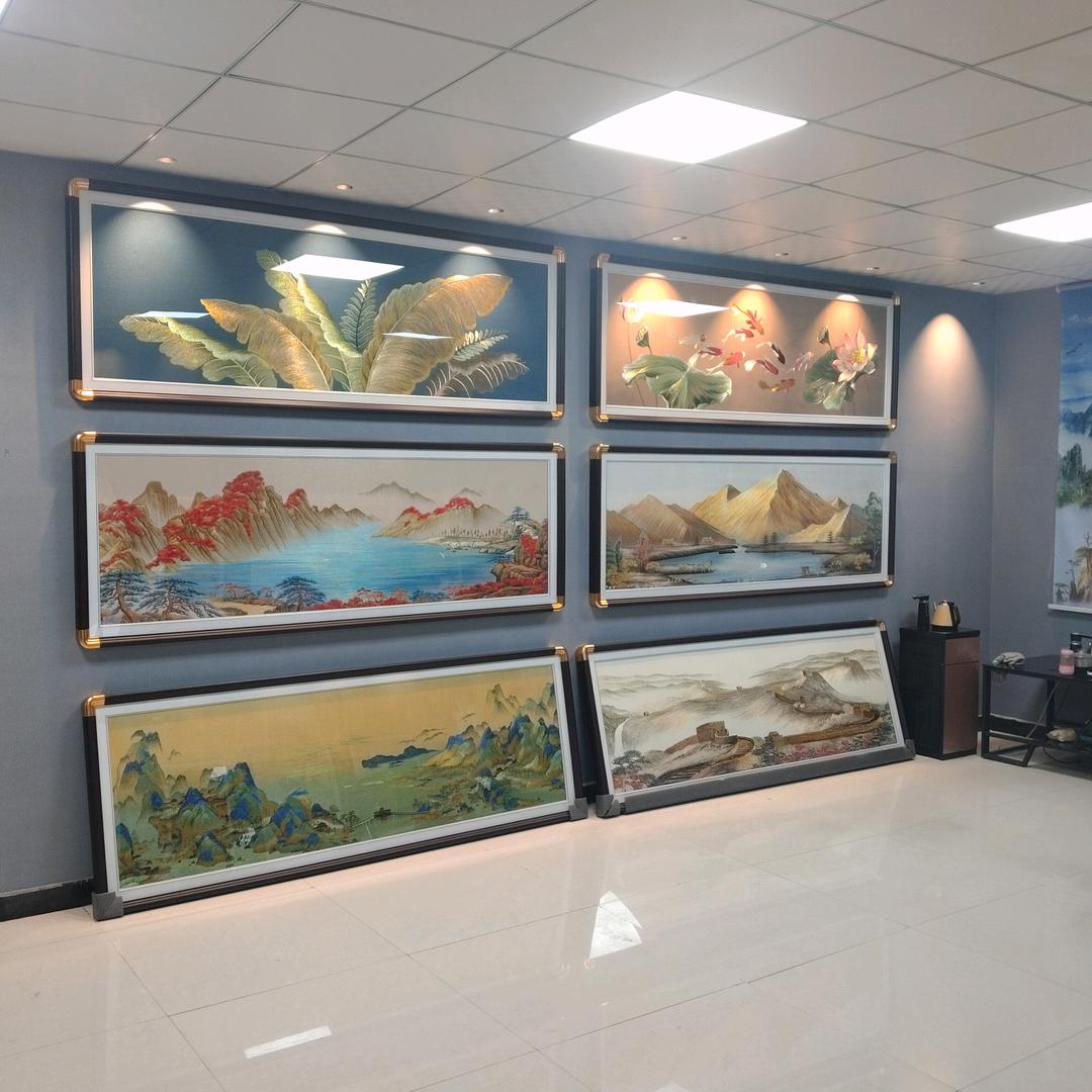 诚悦刺绣装饰画工厂
