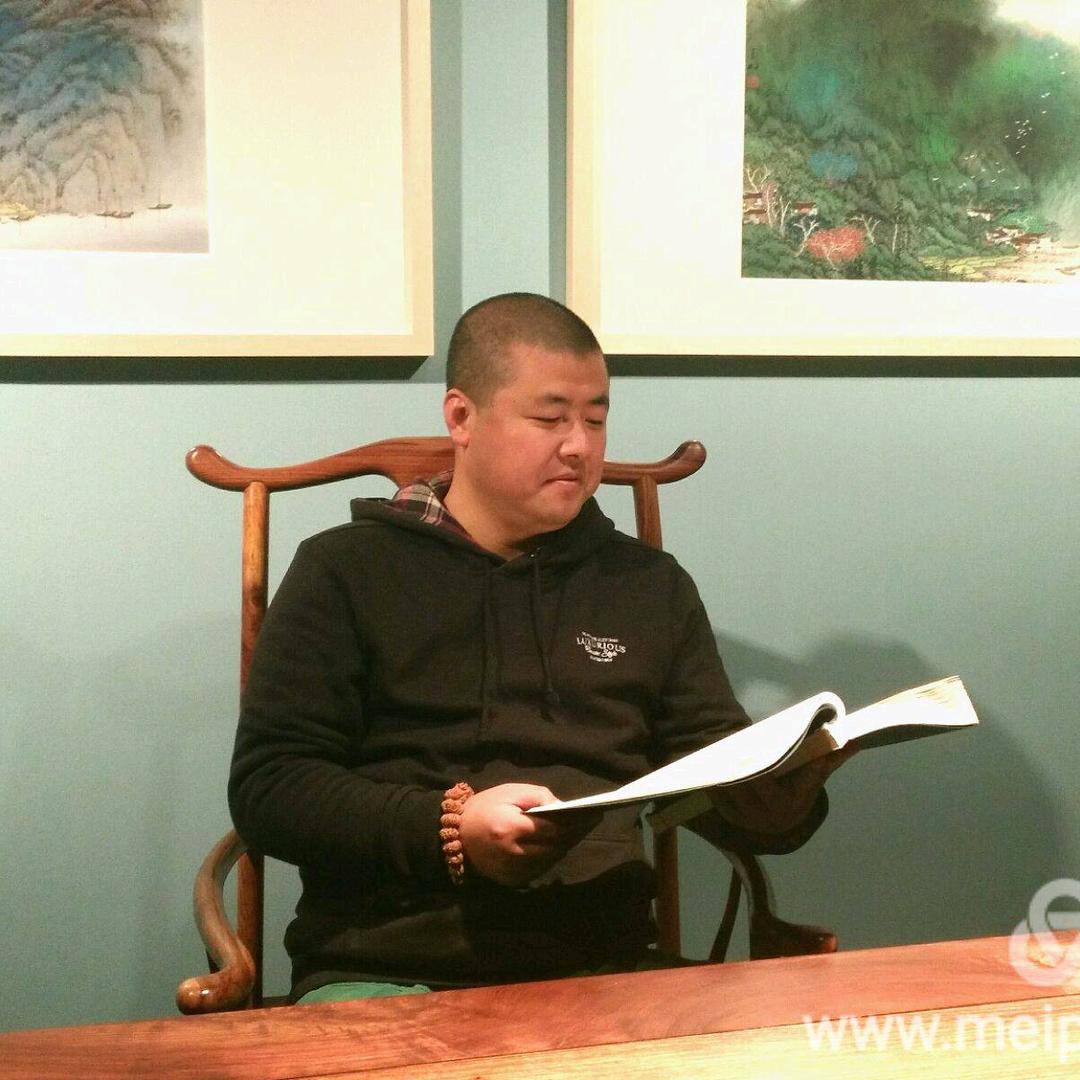 郭画  故川山水画