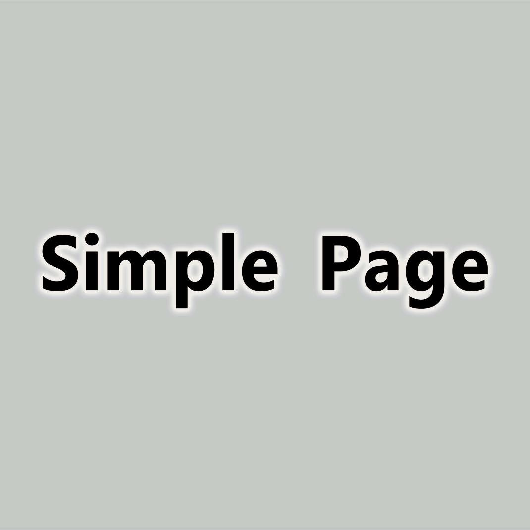 Simple Page抖音直营