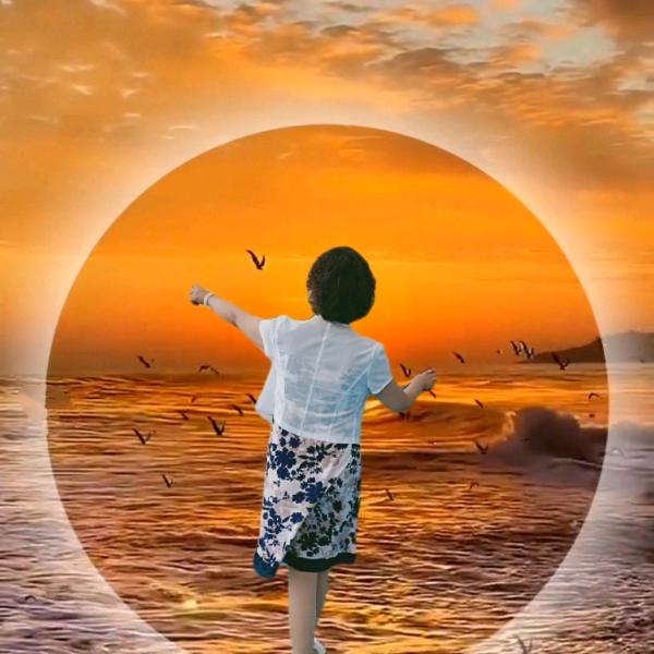 落霞满天