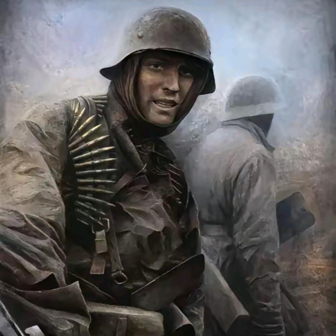 一名普通的机枪手