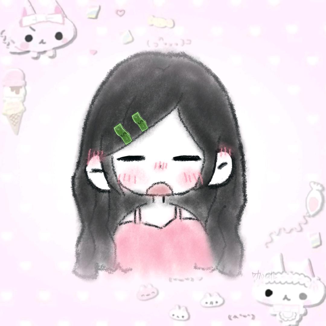 喝了一口速溶咖啡