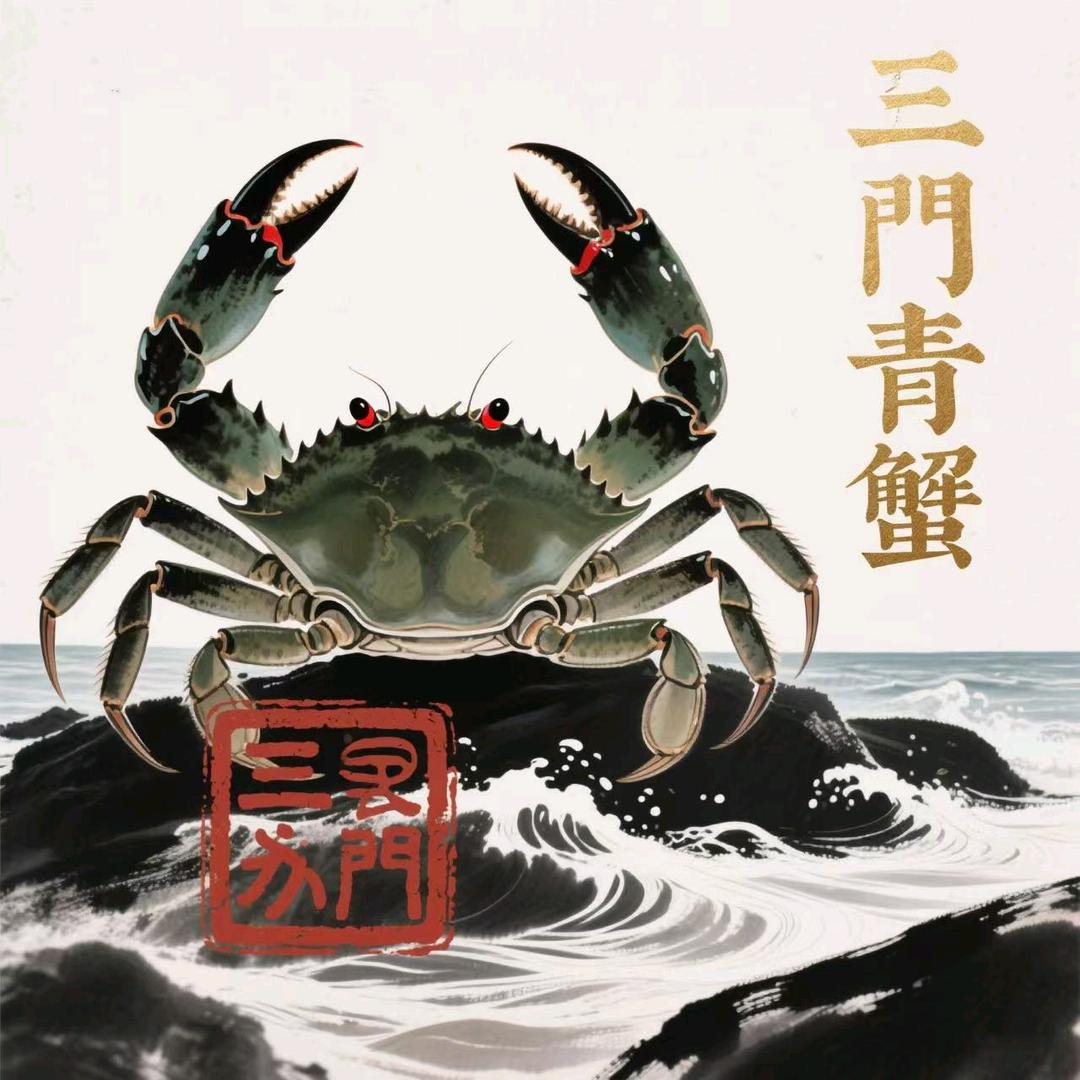 潮生三门青蟹