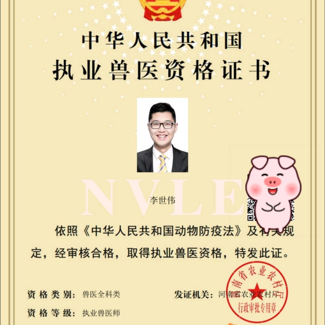 执业兽医李世伟