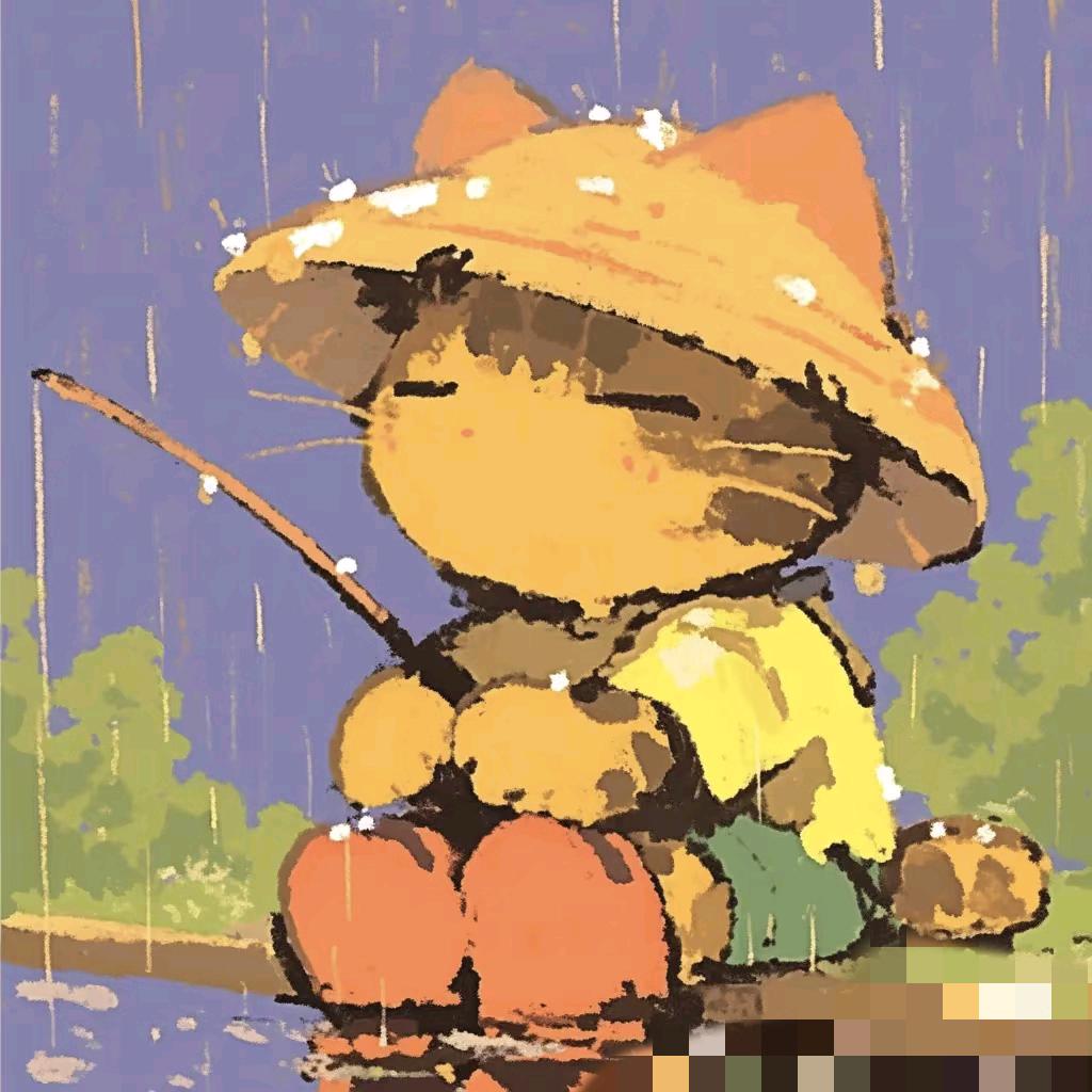 雨天该😴