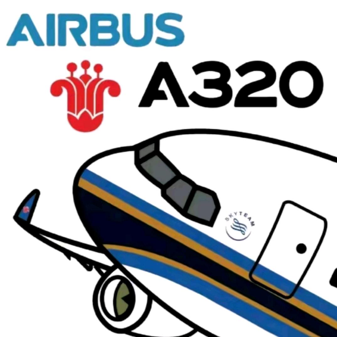 一架空客A320