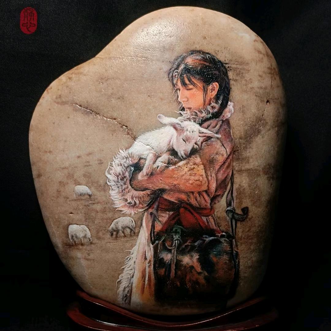 菊子石画