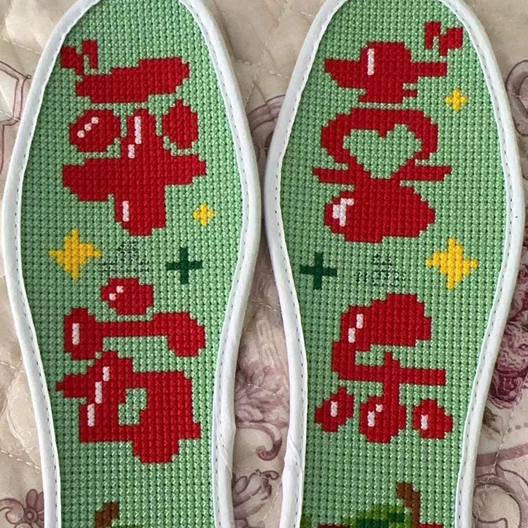 骐妈手工鞋垫～云朵
