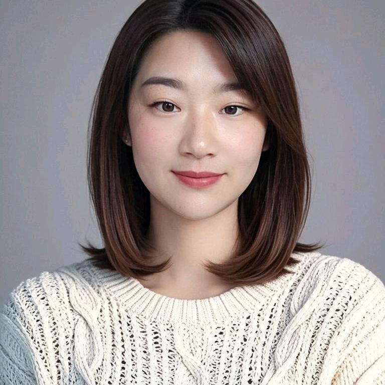 微笑，晴天