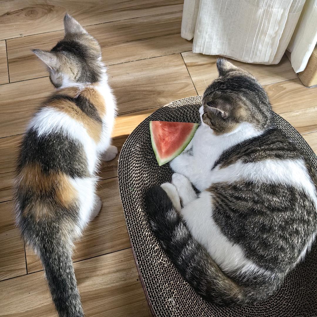两只猫