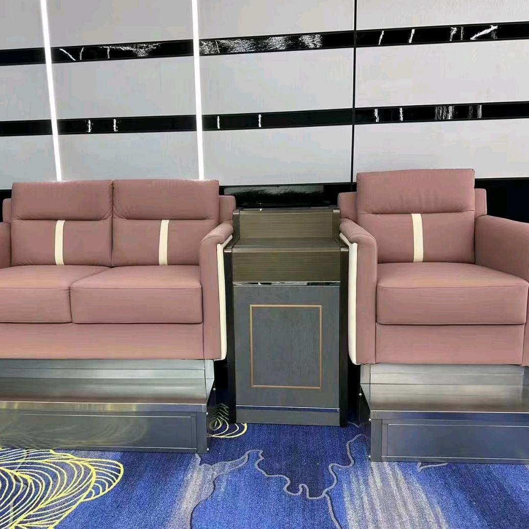 思风台球沙发观球椅 球杆柜工厂