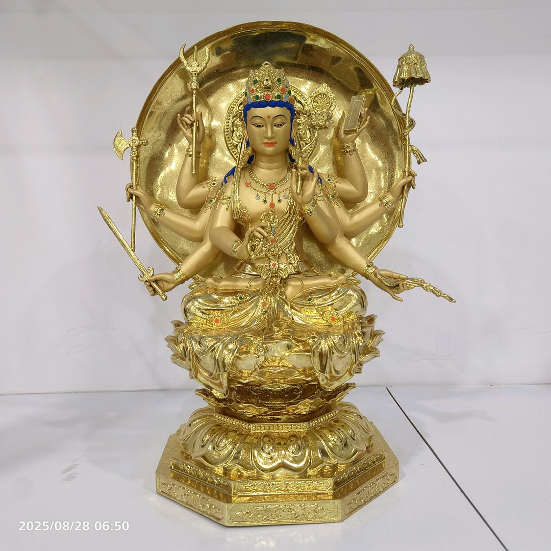 随求阁工艺品贴金箔彩绘